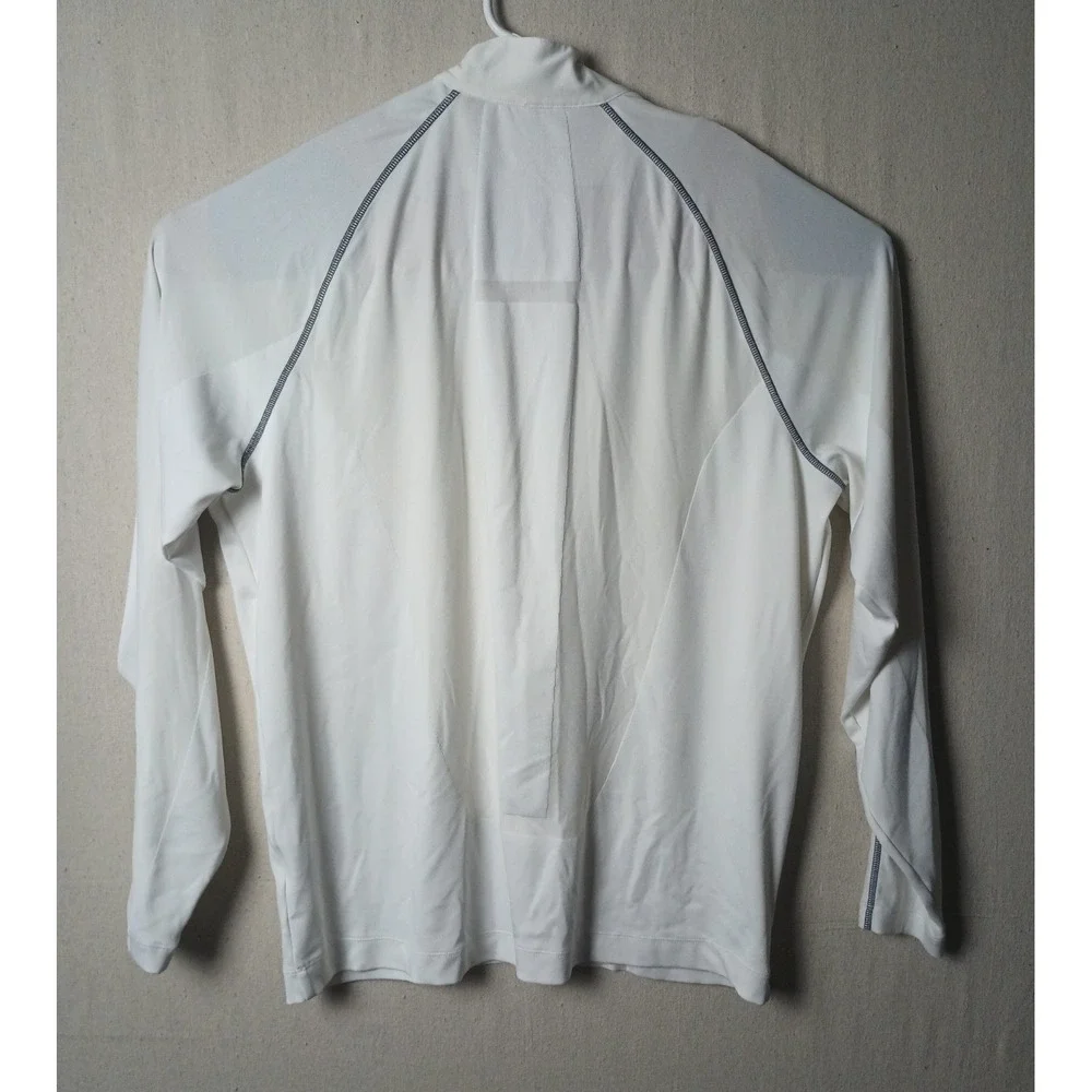 Nike Golf Dri-FIT Half Zip Pullover Athletic Top Layer‎ White Size Large N